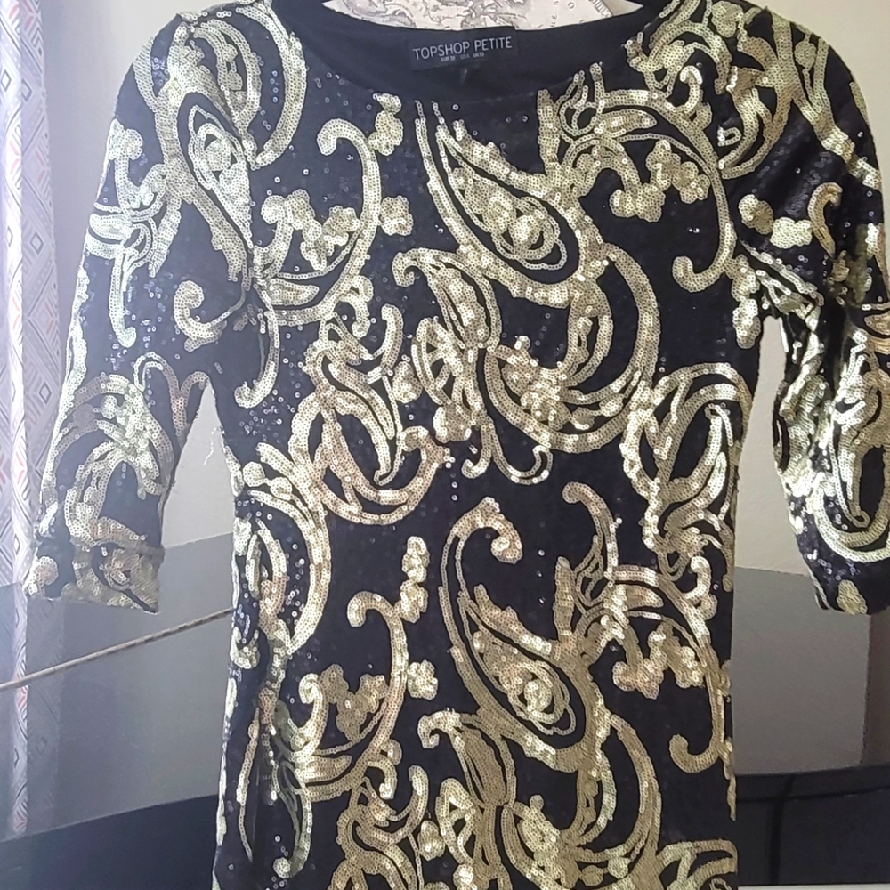 Sequin Topshop dress